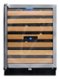 Vinotemp - 50-Bottle Wine Cooler - Black/Stainless-Steel-Front_Standard