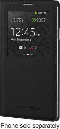  Flip Case for Samsung Galaxy Note 3 Cell Phones - Black