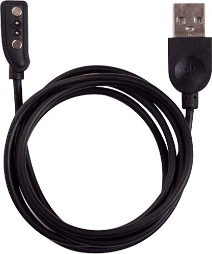  3.3' USB Charge/Sync Cable for Pebble Smartwatches - Black