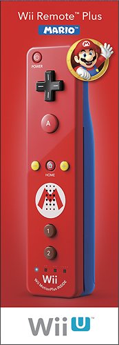  Nintendo - Wii Remote Plus - Red/Blue