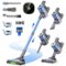 Teendow - Cordless Stick Vacuum Cleaner, Brushless Motor, 50kPa Suction, Lightweight, 50 Min Runtime for Pet Hair & Carpets - Blue-Front_Standard