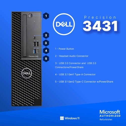 Dell Refurbished Excellent Precision 3431 Desktop Computer Intel