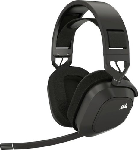  CORSAIR - HS80 MAX Wireless Gaming Headset for Xbox, PC, Mac, PS5, PS4, and Mobile - Steel Gray