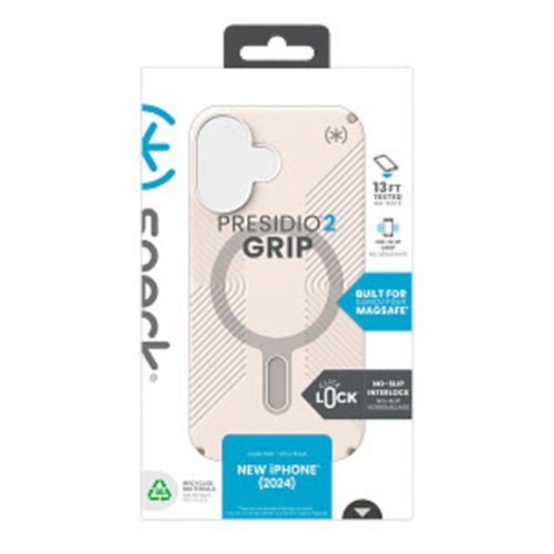 Speck Presidio2 Grip ClickLock Case with MagSafe for Apple iPhone 16 - Bleached Bone BUY IN AUSTRALIA