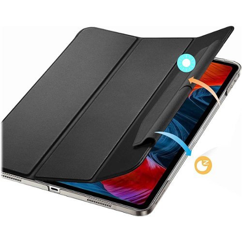 SaharaCase ESR Folio Case for Apple iPad Pro 12.9 (4th, 5th, and 6th Gen 2020-2022) - Black BUY IN EUROPE
