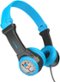 JLab - JBuddies Folding Wired On-Ear Headphones - Blue/Gray-Front_Standard