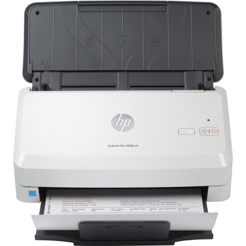 HP - ScanJet Pro 3000 S4 Sheetfed Scanner - 600 dpi Optical - 40 ppm (Mono) - 40 ppm - Grayscale - Color-Front_Standard 