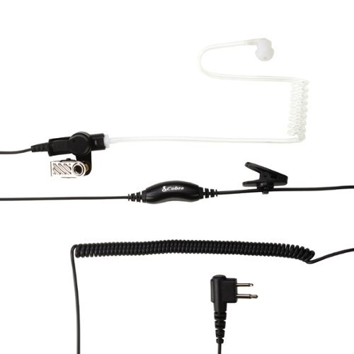 Cobra - Professional Surveillance Headset for Cobra Performa Business Radios - Black - Black