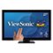 ViewSonic - TD2760 27" LED FHD Touch Screen Monitor (HDMI, VGA) - Black-Front_Standard