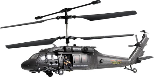  Protocol - Big Blackhawk 3-Channel Radio-Controlled Helicopter - Black