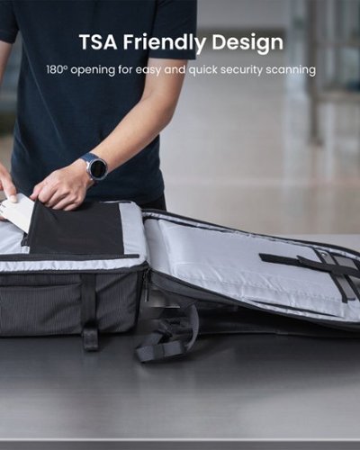 tomtoc Navigator-T67 Travel Backpack 38L, TSA Friendly Flight Approved Carry-on Luggage Business Rucksack, Fit 17.3 Laptop - Black WORLDWIDE DELIVERY