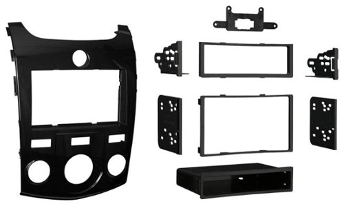 Metra - Installation Kit for Most 2010 and later Kia Forte and Forte Koup Vehicles - High-Gloss Black