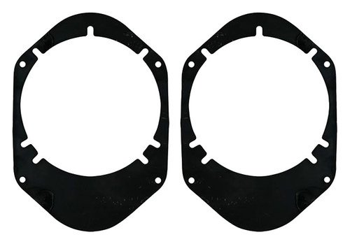Metra - Speaker Adapter Plates for Most Ford Vehicles (Pair) - Black