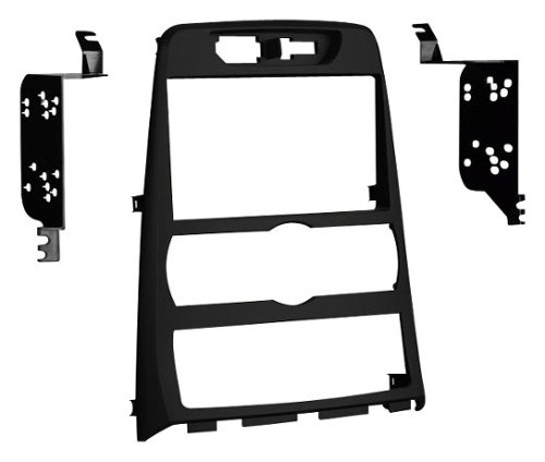 Metra - Double DIN Installation Kit for Select 2010 and Later Hyundai Genesis Coupe 2.0 Vehicles - Matte Black