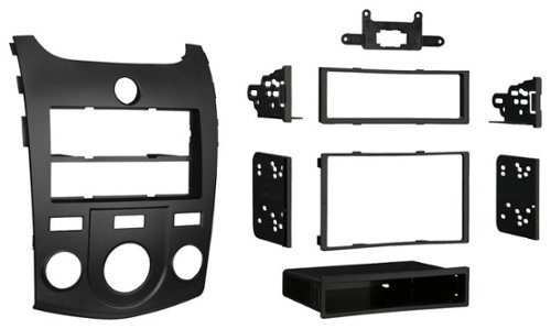 Metra - Installation Kit for Select 2010 and Later Kia Forte and Forte Koup Vehicles - Black