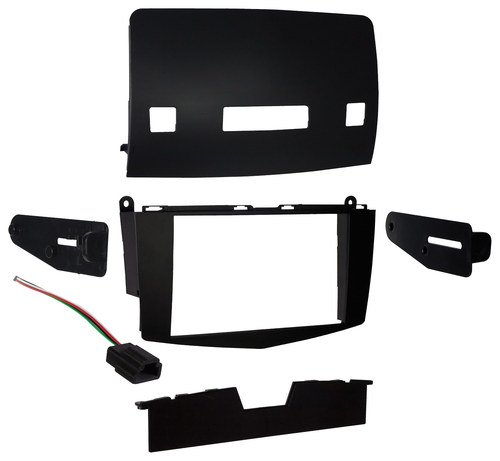 Metra - Installation Kit for Select 2008-2011 Mercedes-Benz C-Class Vehicles - Black-Front_Standard 
