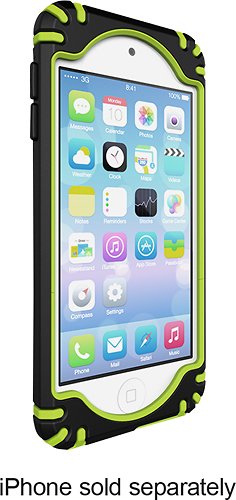  iFrogz - Bullfrogz Case for Apple® iPod® touch 5th Generation - Black/Green