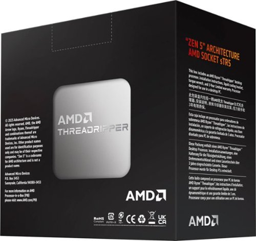 AMD Ryzen ThreadRipper 9960X 24コア48スレッド AMD Ryzen Threadripper 9960X 24 Core 48 Thread 4.2 GHz (5.4 GHz