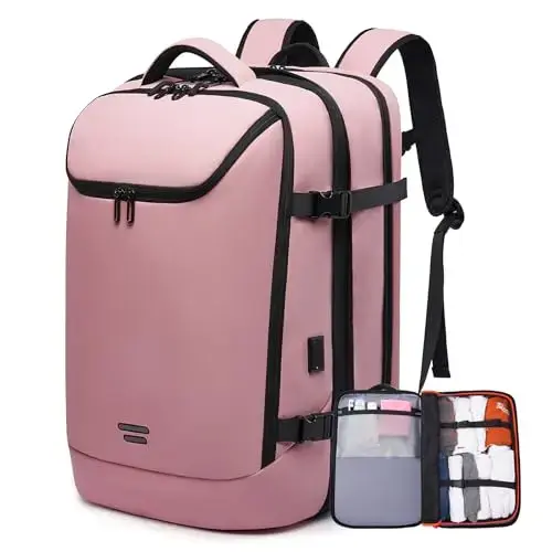 Pink-50l(5-7days Travel)-Non-vacuum