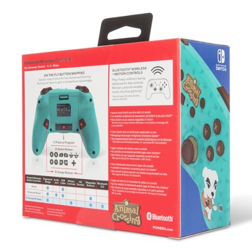 PowerA Enhanced Wireless Controller for Nintendo Switch - Animal Crossing: K.K. Slider BUY IN EUROPE