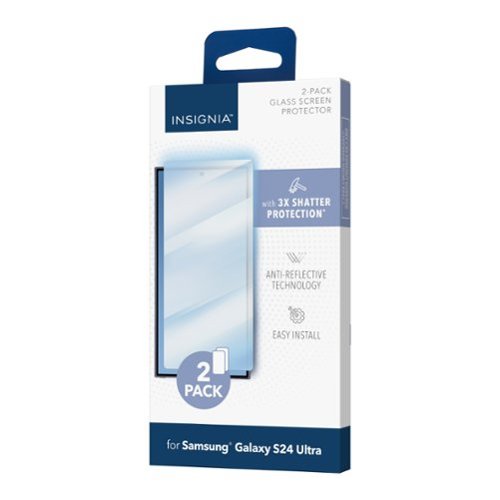 Insignia™ 2x Reinforced HD Glass Screen Protector for Samsung Galaxy S24 Ultra  (2-pack) - Clear BUY IN DUBAI