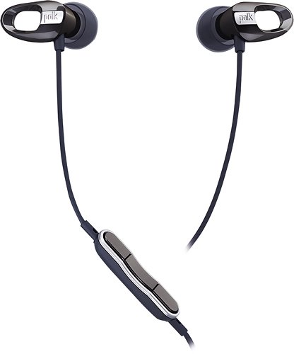  Polk Audio - Nue Voe Earbud Headphones - Black