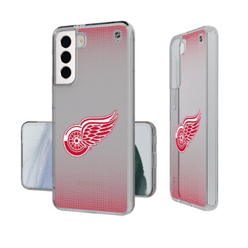 Keyscaper - NHL - Detroit Red Wings Linen Logo Galaxy Clear Case - S24 - Multicolor-Front_Standard 