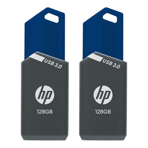 HP 128GB x900w USB 3.0 Flash Drive 2-Pack - Gray INTERNATIONAL SHIPPING