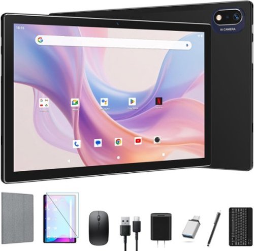 Kimlok Tablet, 2025 Latest 10 inch Android Tablet, MTK8183 Octa