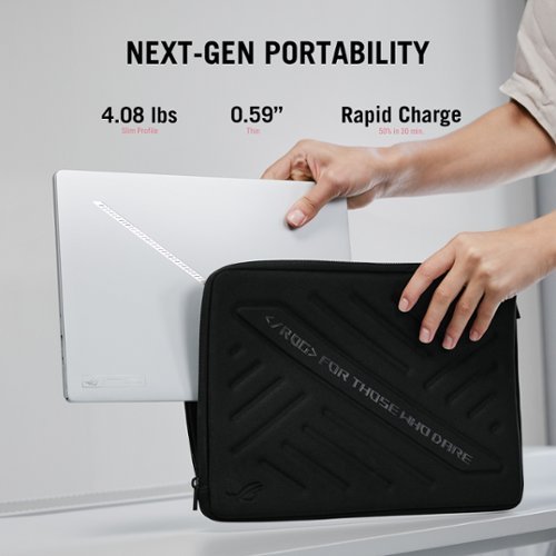 ASUS ROG Zephyrus G16 16 OLED 240Hz Gaming Laptop - Copilot+ PC - AMD Ryzen AI 9 HX 370 - 32GB Memory - RTX 4060 - 1TB SSD - Platinum White BUY IN CANADA