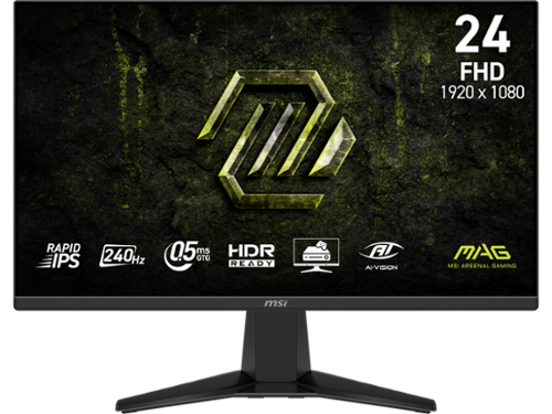 MSI - MAG 245F X24 23.8" 240Hz IPS Gaming Monitor FreeSync, 85% Adobe RGB-Front_Standard 