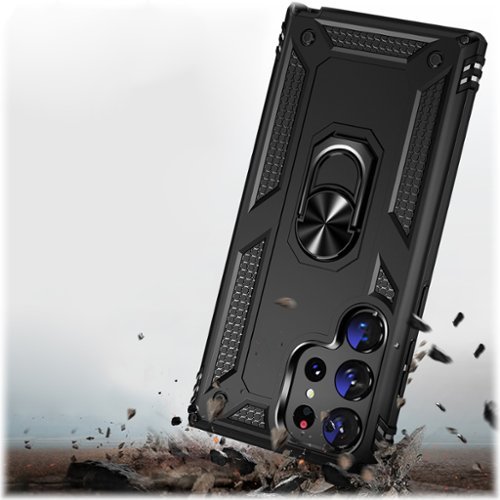 SaharaCase Military Kickstand Series with Belt Clip Case for Samsung Galaxy S23 Ultra - Black WHERE TO BUY