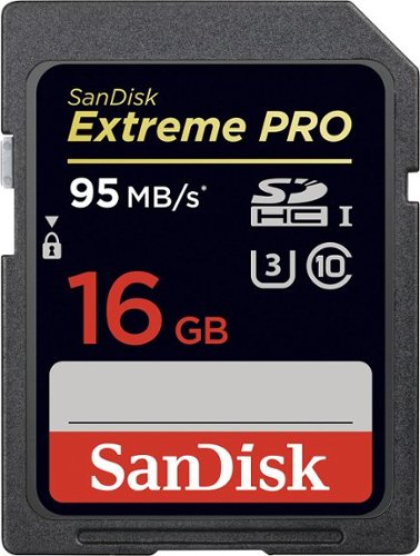  SanDisk - Extreme PRO 16GB SDHC UHS-I Memory Card