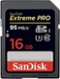 SanDisk - Extreme PRO 16GB SDHC UHS-I Memory Card-Front_Standard