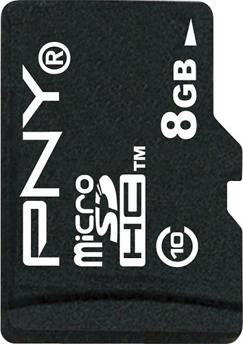  PNY - 8GB microSDHC Class 10 Memory Card