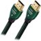 AudioQuest - Forest 10' 4K Ultra HD In-Wall HDMI Cable - Black/Green Stripe-Front_Standard
