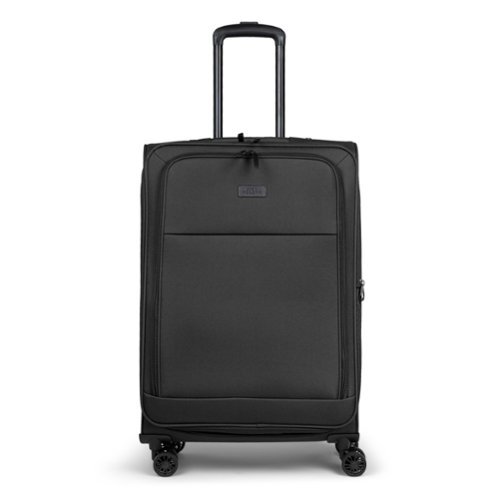 Photos - Luggage Bugatti  24" Reborn Suitcase - Black SLG7024BU-BLACK 