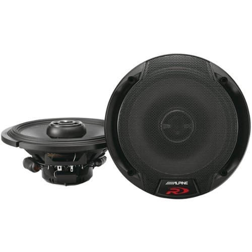  Alpine - Type-R 6-1/2&quot; 300-Watt Passive 2-Way Speaker (Each) - Black