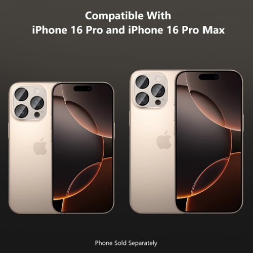 SaharaCase Ultra-Strong Camera Lens Protector for Apple iPhone 16 Pro and 16 Pro Max (2-Pack) - Desert Titanium WHERE TO BUY