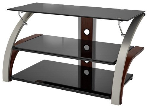 Z-Line Designs - Elektra TV Stand for Most Flat-Panel TVs Up to 50" - Black-Front_Standard 