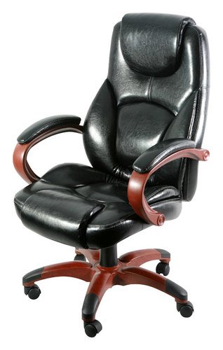 Z-Line Designs - Inizio PU Leather Ergonomic Gaming Chair - Black-Front_Standard 