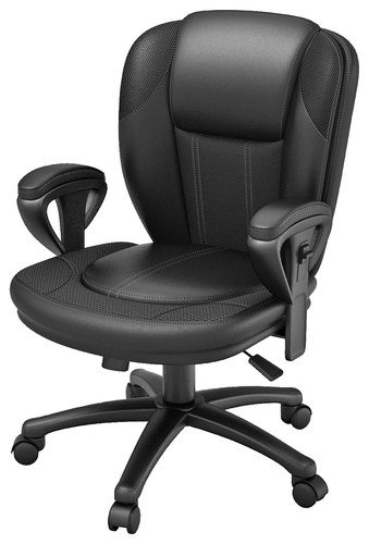  Z-Line Designs - Leather Office Chair - Black