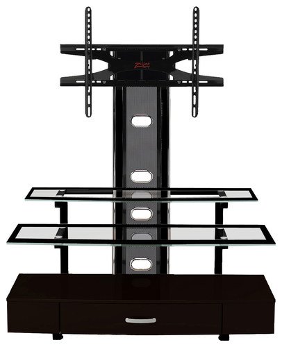  Z-Line Designs - Sync 3-in-1 TV Mount System for Most Flat-Panel TVs Up to 60&quot; - Black