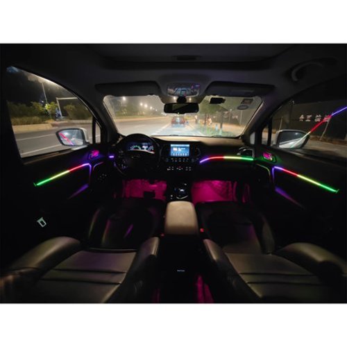 Race Sport COLORTRAIL RGBW LED Interior Strip Lighting Kit for 2-Door Vehicles - Multi WORLDWIDE DELIVERY