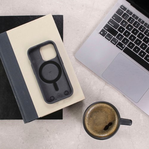 Pela Eco Friendly Hard Shell Case with MagSafe Module for Apple iPhone 15 Pro + Bonus Custom Case Activation Code - Black WHERE TO BUY