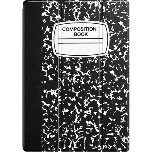 SaharaCase - Folio Case for Apple iPad 10.2 (8th Generation 2020) and (9th Generation 2021) - Black/White