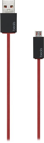  Beats by Dr. Dre - 3' USB-to-Micro USB Cable - Red