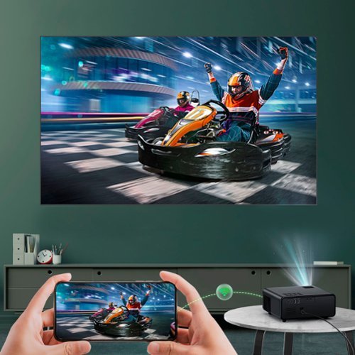 Yaber Buffalo Pro U9 Native 1080P Entertainment LCD Projector - Black SHOP ONLINE