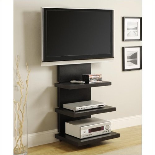  Altra Furniture - AltraMount TV Stand for Flat-Panel TVs Up to 60&quot; - Black