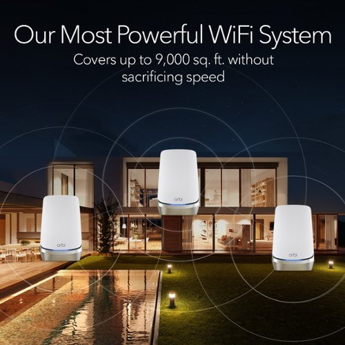 NETGEAR Orbi 960 Series AXE11000 Quad-Band Mesh Wi-Fi 6E System (3-pack) - White HOW TO BUY